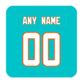 Miami Dolphins Coaster Any Name Any Number