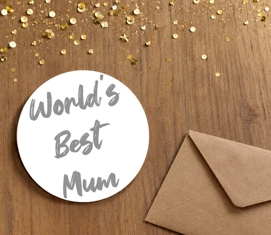 World's Best Mum Coaster