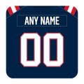New England Patriots Coaster Any Name Any Number