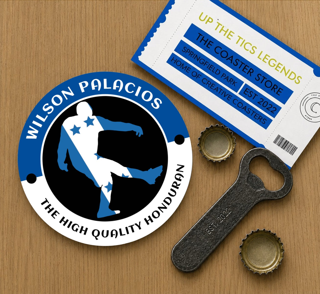 Wigan Athletic Legends Coasters Pack of 10 or Individual Coasters
