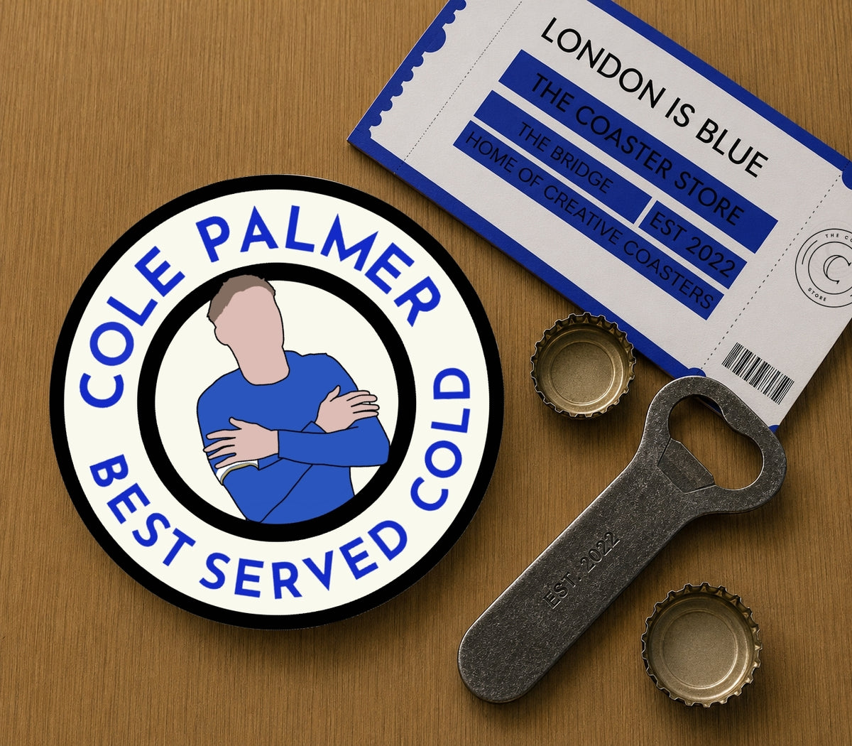 Chelsea Coasters Pack of 10 or Individual Coasters