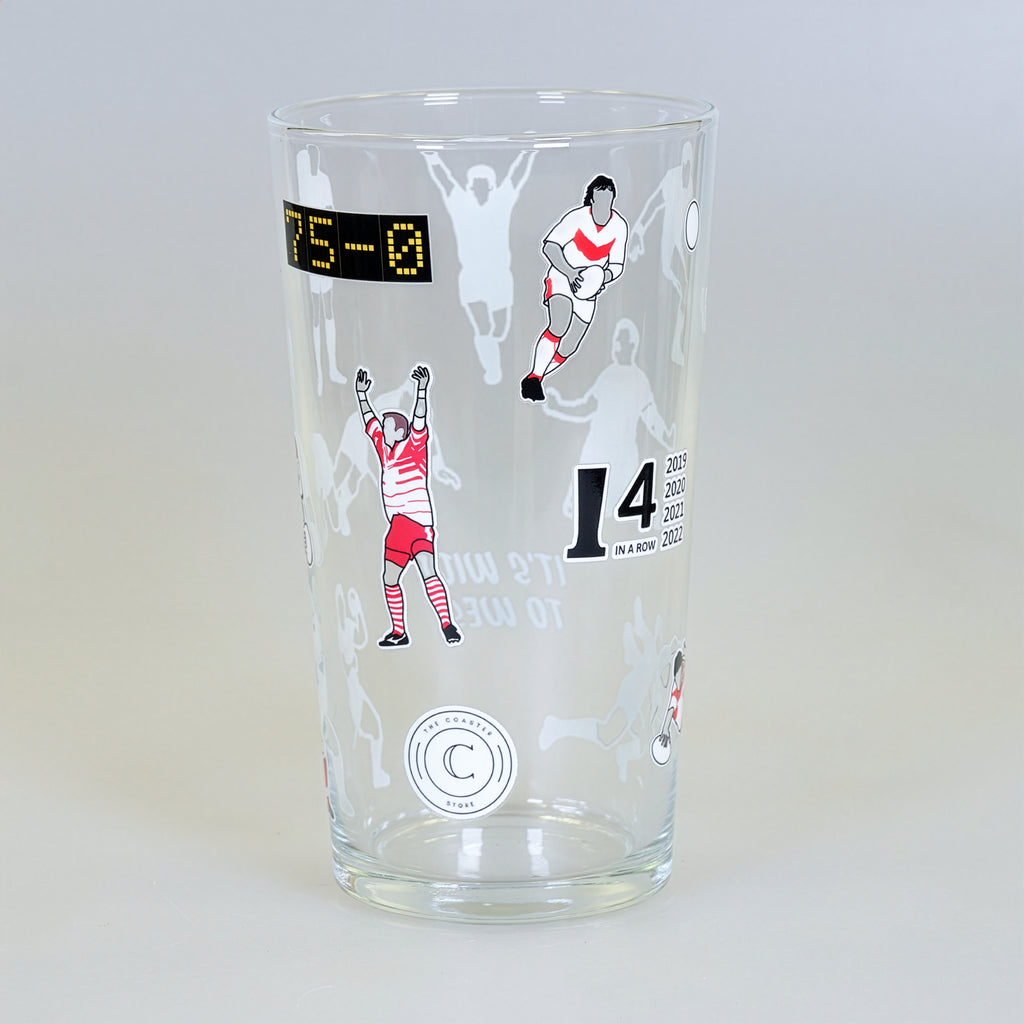 St Helens Pint Glass