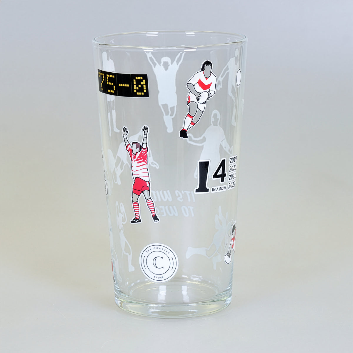 St Helens Pint Glass