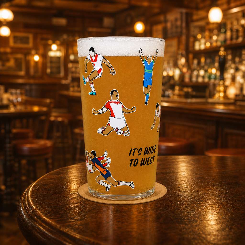 St Helens Pint Glass
