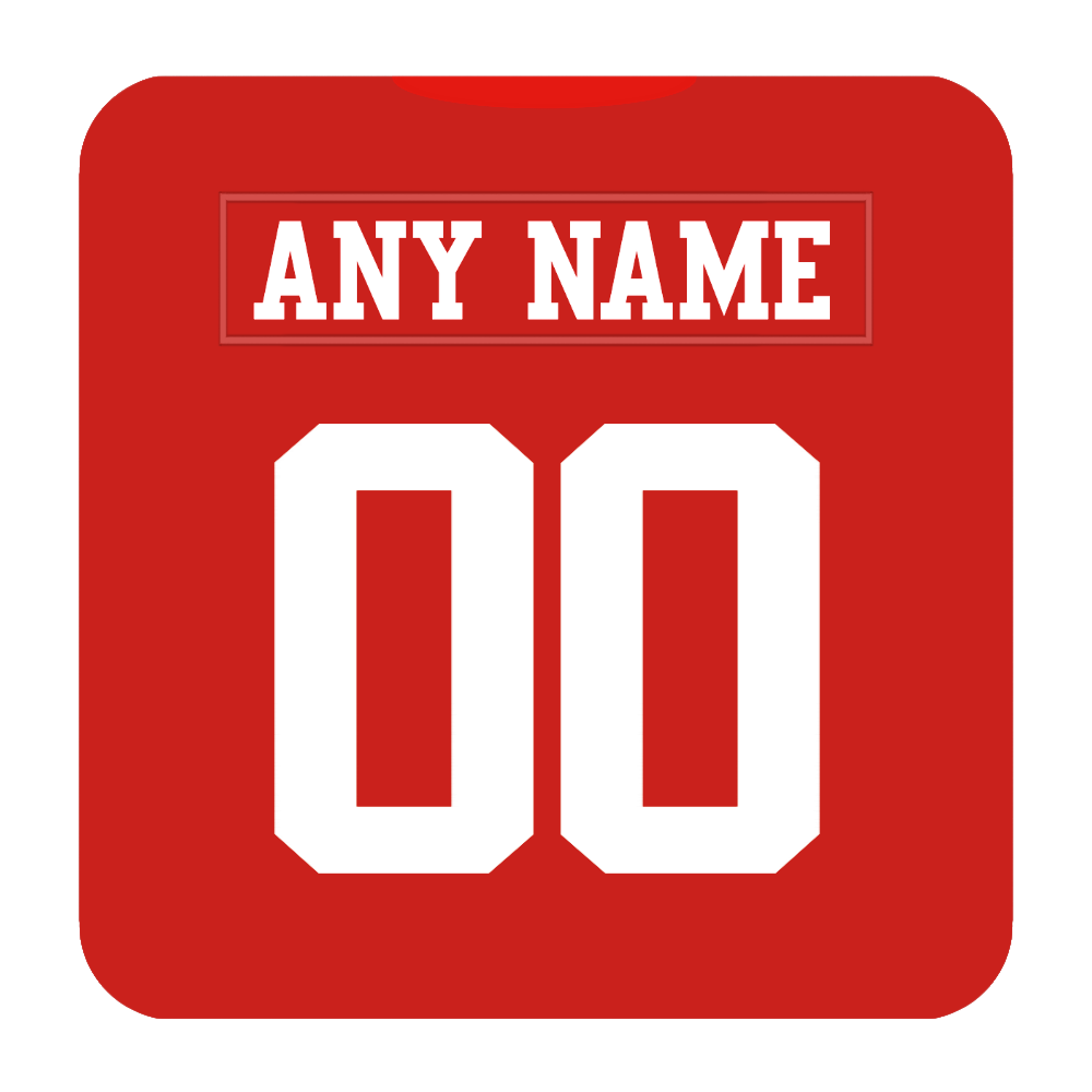 San Francisco 49ers Coaster Any Name Any Number