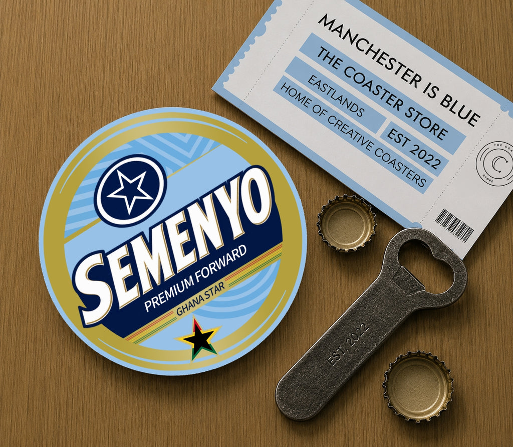 Manchester City Coasters Pack of 10 or Individual Coasters