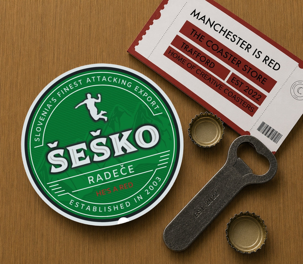 Manchester United Coasters Pack of 10 or Individual Coasters