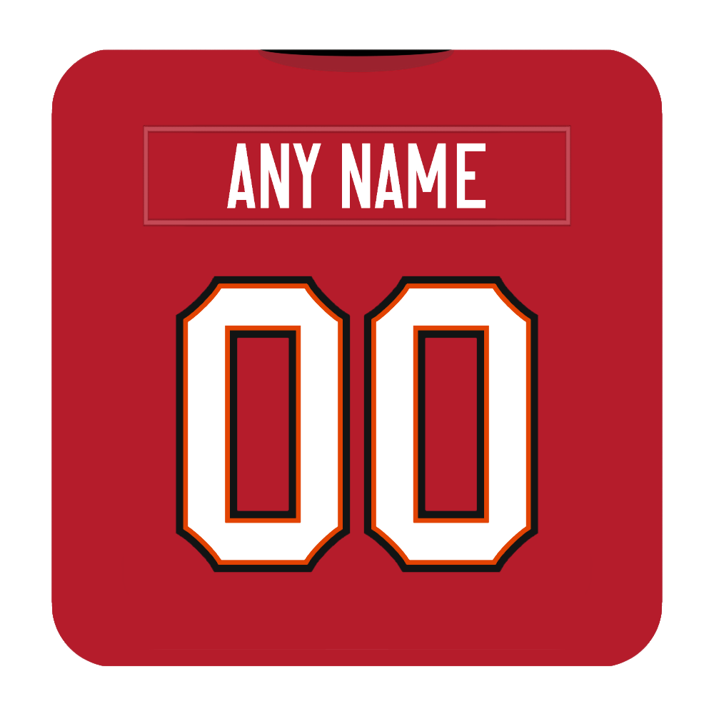 Tampa Bay Buccaneers Coaster Any Name Any Number