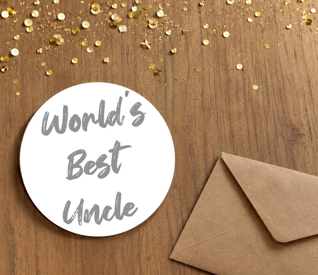 World's Best Uncle Coaster