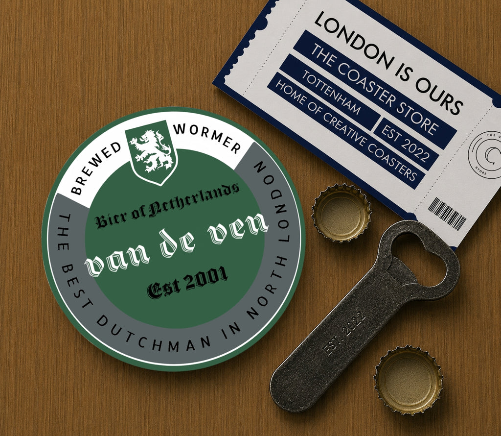 Tottenham Hotspur Coasters Pack of 10 or Individual Coasters