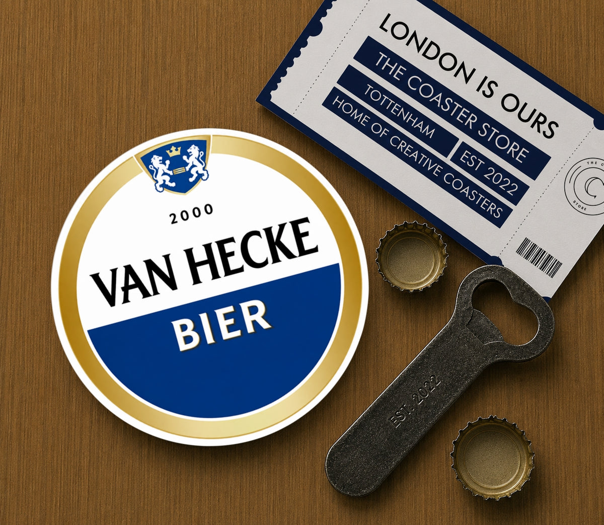 Tottenham Hotspur Coasters Pack of 10 or Individual Coasters