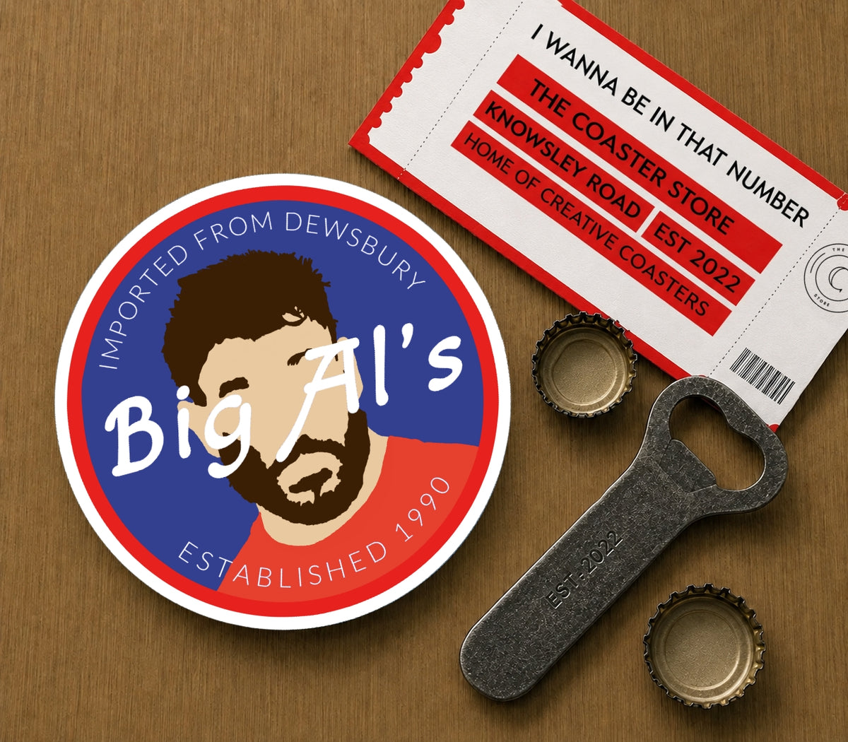 St Helens Coasters Pack of 10 or Individual Coasters