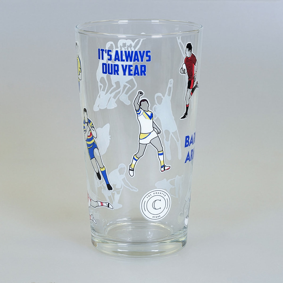 Warrington Wolves Pint Glass