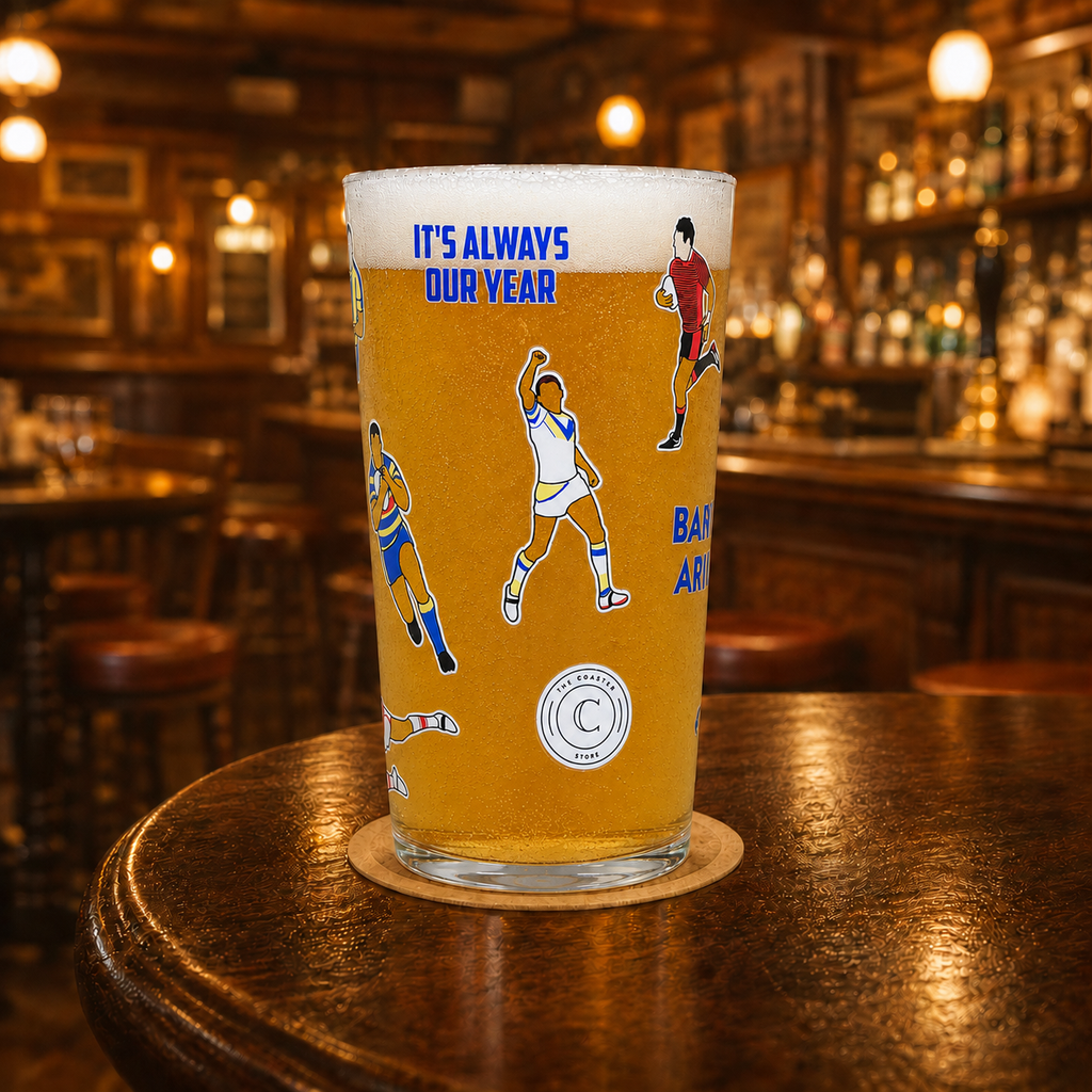 Warrington Wolves Pint Glass