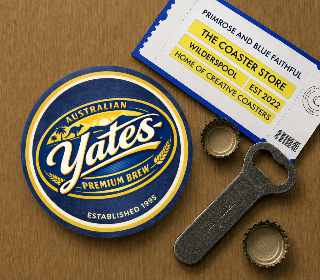 Warrington Wolves Coasters Pack of 10 or Individual Coasters