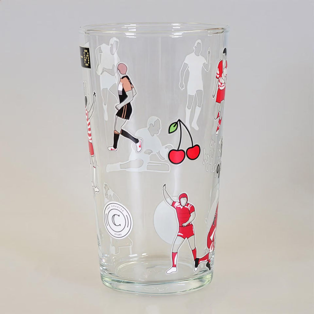 Wigan Warriors Pint Glass
