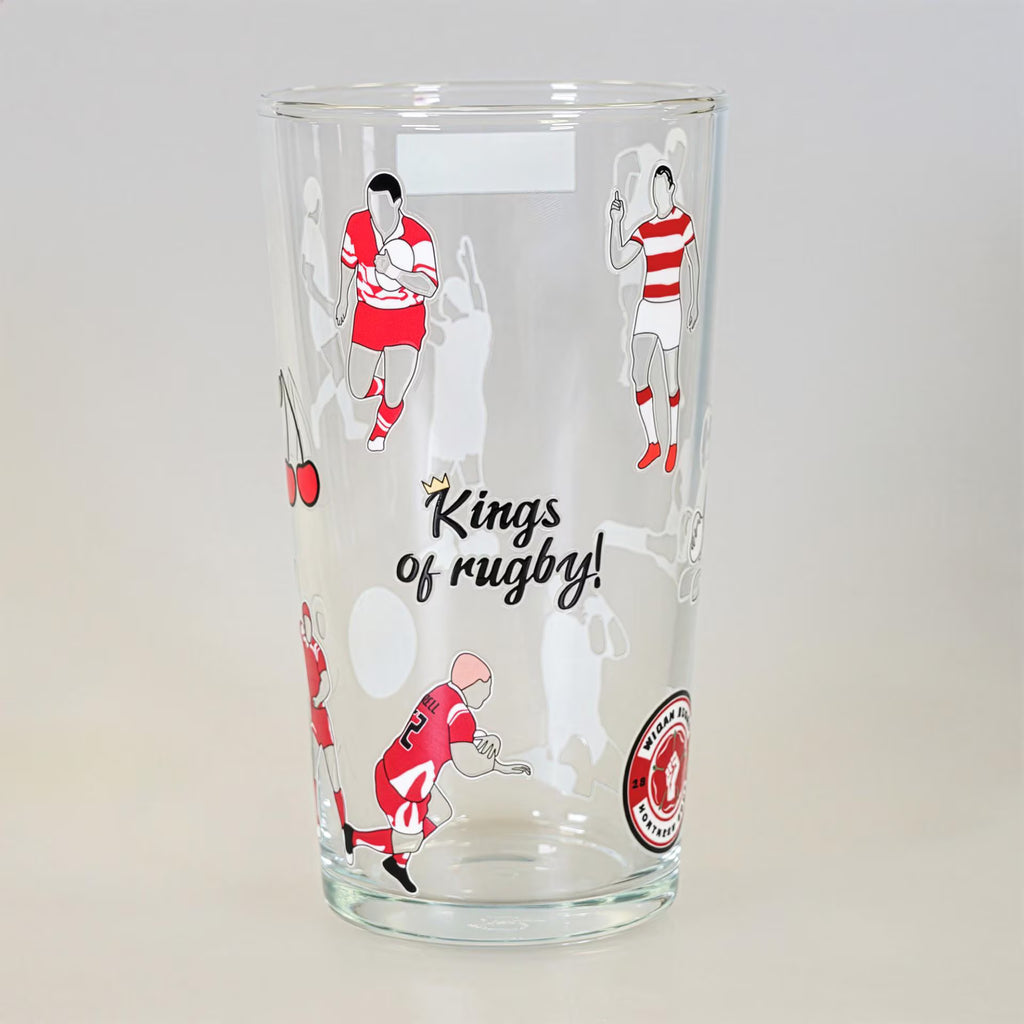 Wigan Warriors Pint Glass