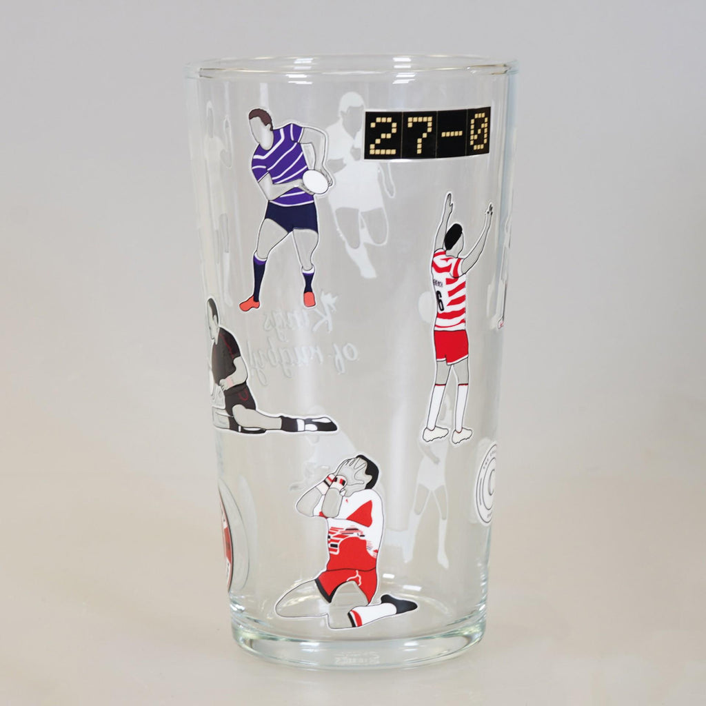 Wigan Warriors Pint Glass