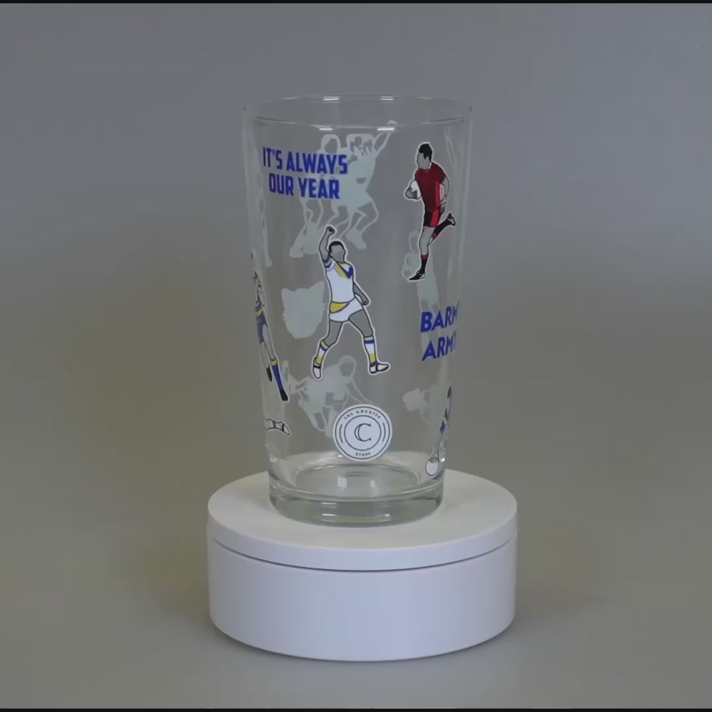 Warrington Wolves Pint Glass