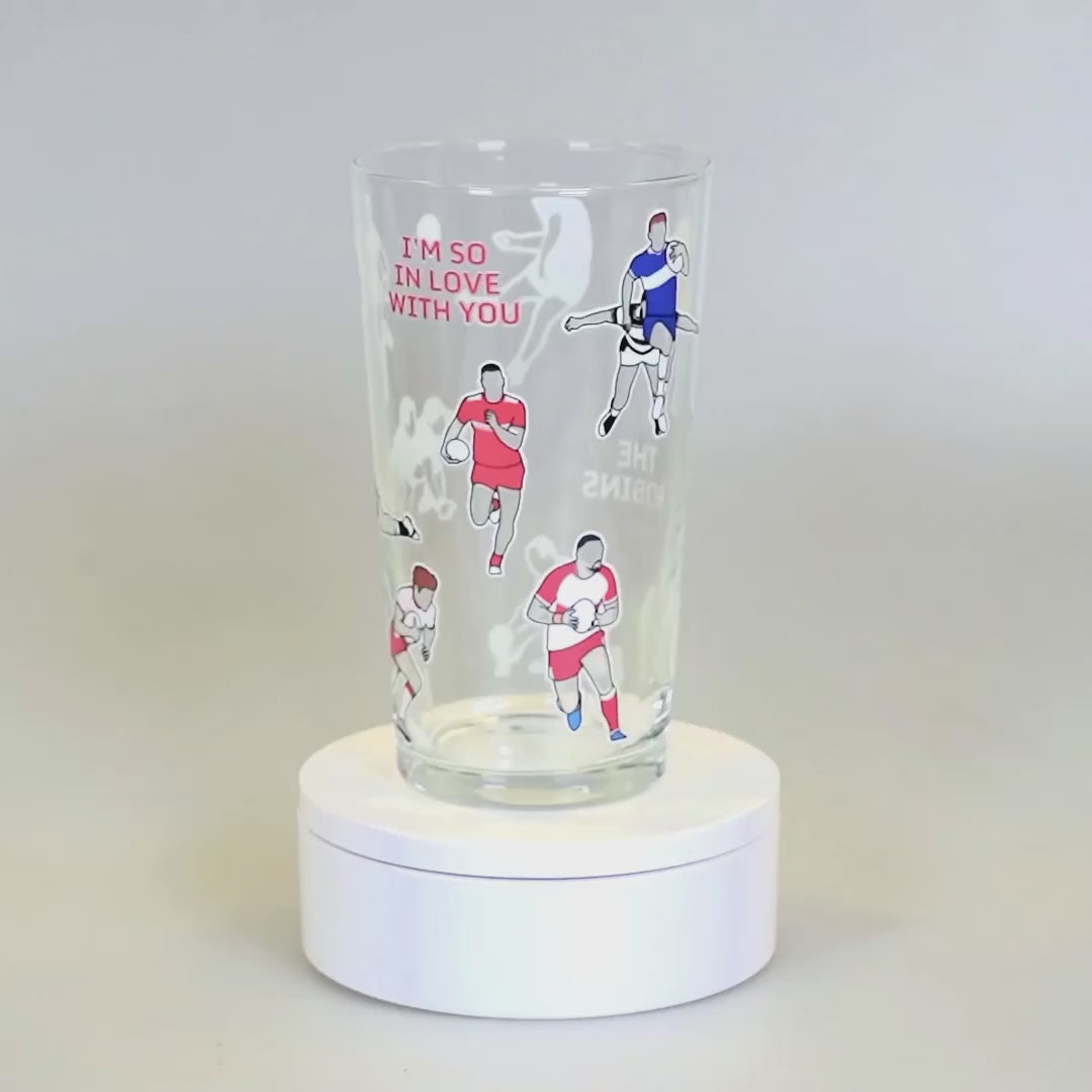 Hull KR Pint Glass