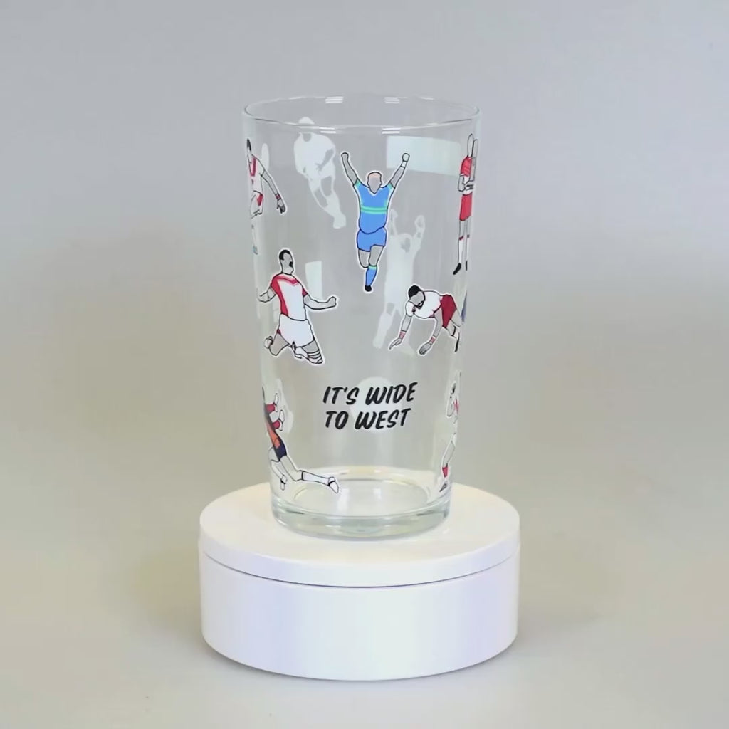 St Helens Pint Glass