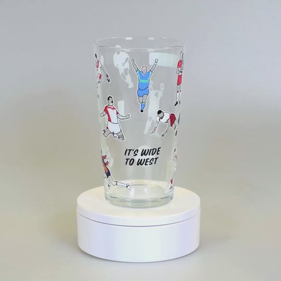 St Helens Pint Glass