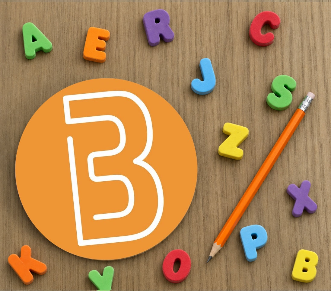 Personalised Alphabet Coaster