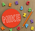 Personalised Name Coaster