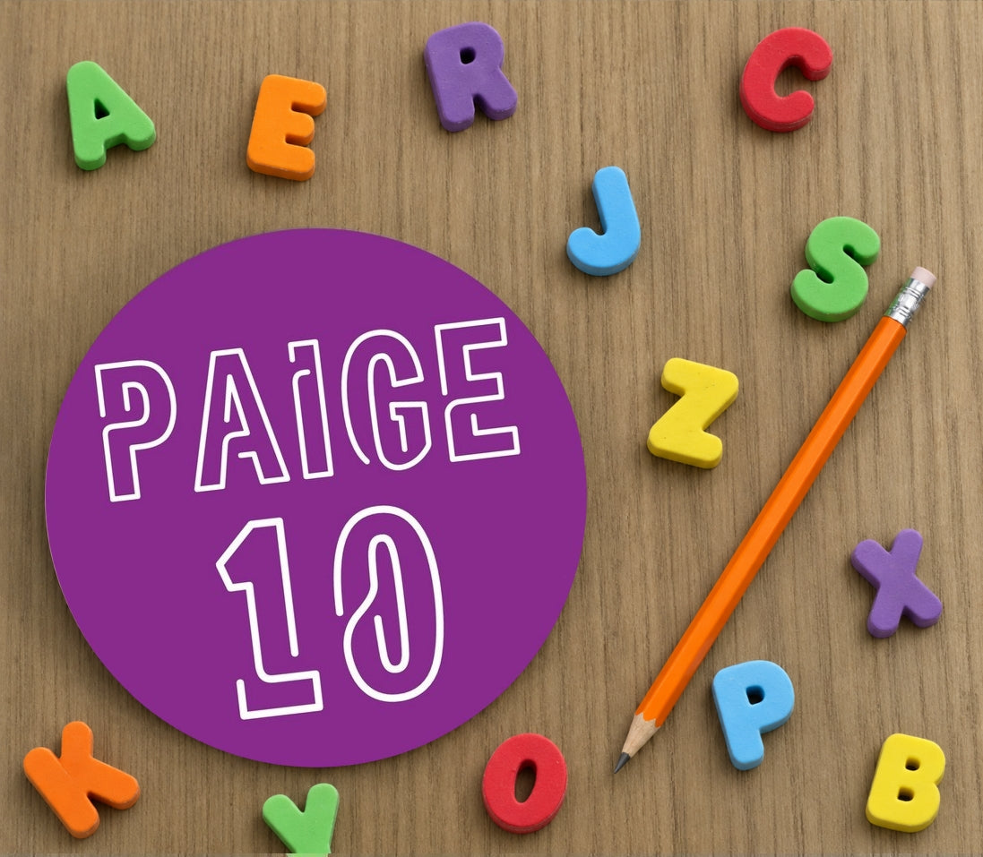 Personalised Name and Number Coaster