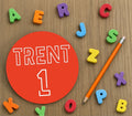 Personalised Name and Number Coaster